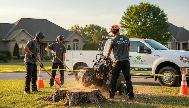 Professional stump removal service in Austin, TX clearing tree roots and grinding stumps efficiently
