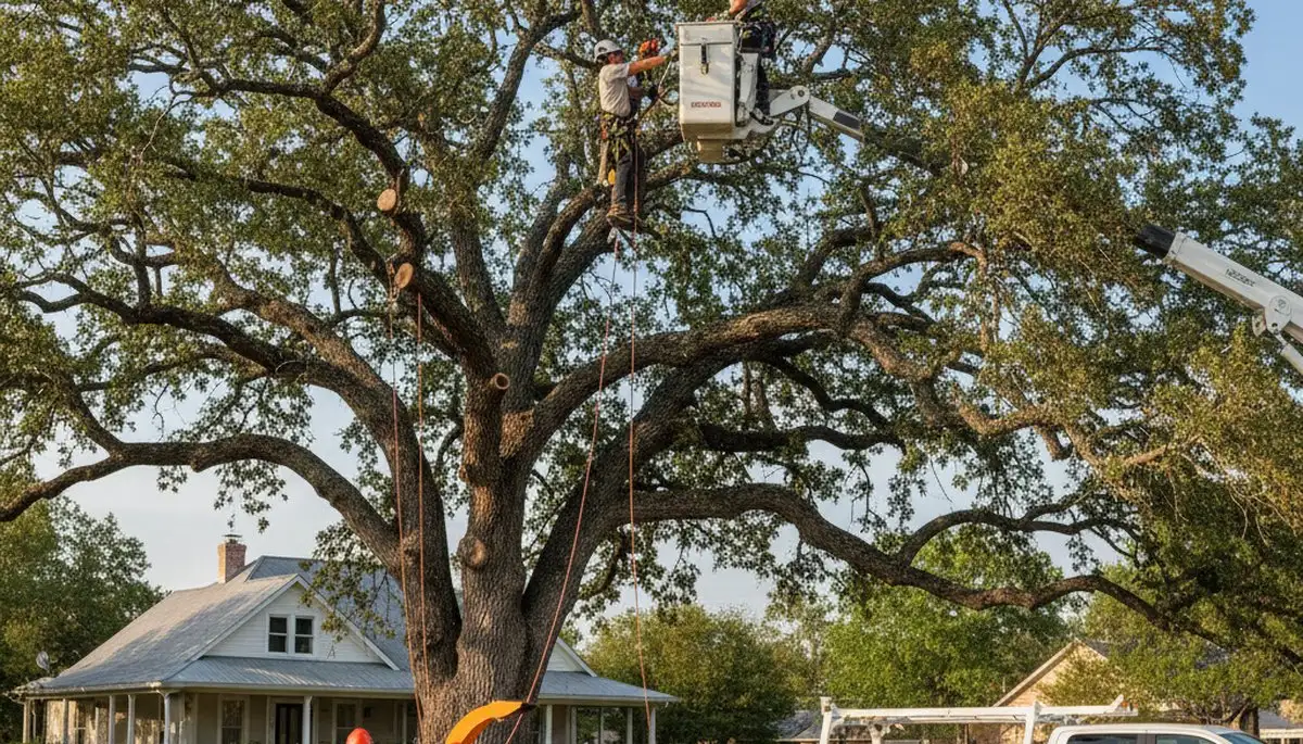 Professional tree removal service in Austin TX by certified arborists
