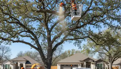 Professional tree removal service in Austin TX by certified arborists at Tree Services Austin TX